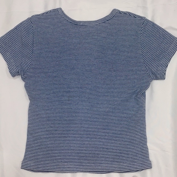 Brandy Melville/John Galt Cropped Shirt Size small - Picture 2 of 2